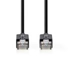 Nedis CCBW85100AT200 UTP Cat5e patch kábel, LSZH, RJ45, 10/100/1000 Mbit/s, hossz 20m, fekete