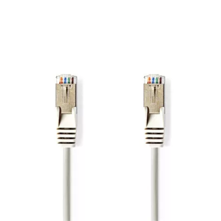 Nedis CCGP85121GY75 UTP / FTP Cat5 patch kábel, RJ45 aranyozott érintkezők, 10/100/1000 Mbit/s, hossz 7,5m