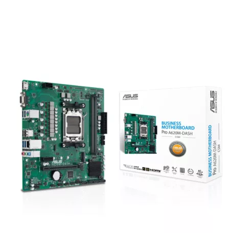 ASUS Alaplap AM5 PRO A620M-DASH-CSM AMD A620, mATX