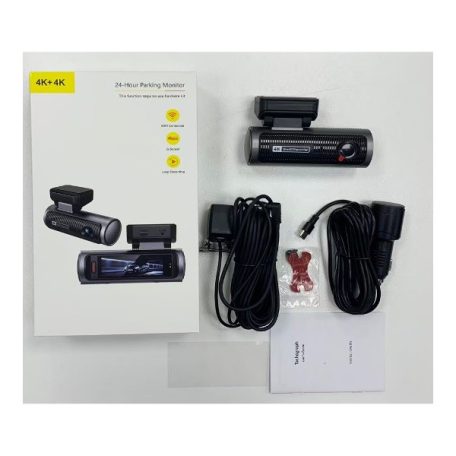 BLACKBIRD Autós Kamera L60 IPS 4K+4K Wifi, applikációs vezérlés