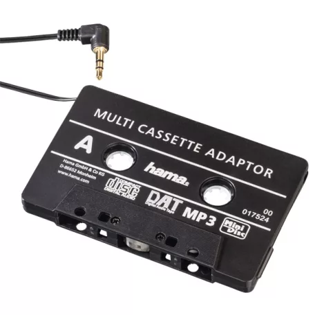 HAMA 17524, CD ADAPTER KAZETTA AUTORÁDIÓHOZ, FEKETE
