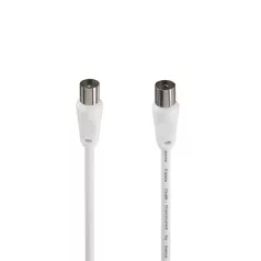   HAMA 205030, FIC ECO ANTENNAKÁBEL 75DB, FEHÉR 25DB/CSG 5,0M, FEHÉR