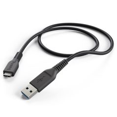   HAMA 201594, FIC E3 ADATKÁBEL USB 3.1 GEN 1, TYPE-C/USB A, 1M, FEKETE