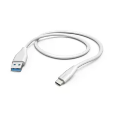   HAMA 201596, FIC E3 ADATKÁBEL USB 3.1,  TYPE-C/USB A, 1,5M, FEHÉR