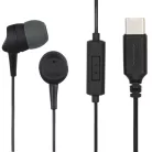 HAMA 184141, "BASIC4PHONE" IN-EAR FÜLHALLGATÓ,USB TYPE-C, FEKETE
