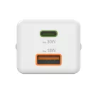 HAMA 201992, UNIVERZÁLIS HÁLÓZATI USB & TYPE-C  MINI TÖLTŐ,"PD/QC" (30W), FEHÉR