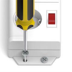   HAMA 223159, HÁLÓZATI ELOSZTÓ, 6-OS, 90 FOK,KÜLÖN KAPCSOLHATÓ 6+1, FEHÉR FIP