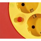 HAMA 121960, KÁBELDOB/HOSSZABBÍTÓ 4 CSATLAKOZÓS, 10M,BELT.