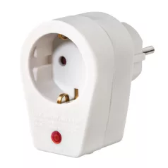   HAMA 223323, FIP HÁLÓZATI TÚLFESZÜLTSÉG VÉDŐ ADAPTER, FEHÉR