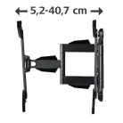 HAMA 220834, FALITARTÓ "FITV", FULL MOTION, 2 KAR, 400x400, 65"-IG