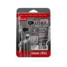 MAXELL Fülhallgató, IN-BAX, fekete, USB-C