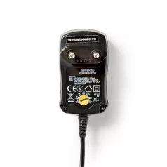   Nedis ACPA006 univerzális AC-DC tápegység, állítható 3V-12V DC 600mA, 6 cserélhető táp dugó, 7,2W