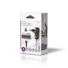Nedis ACPA006 univerzális AC-DC tápegység, állítható 3V-12V DC 600mA, 6 cserélhető táp dugó, 7,2W