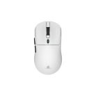 WHITE SHARK PRÉMIUM GM-9010W MAXIMUS-W vezeték nélküli gamer egér, 26.000 dpi, fehér