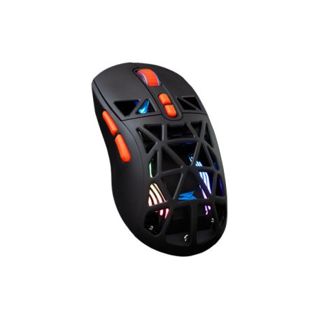 BARACUDA BGM-091B SEAL-B vezetékes gamer egér, 12800 dpi, fekete