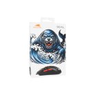 BARACUDA BGM-091B SEAL-B vezetékes gamer egér, 12800 dpi, fekete