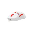 BARACUDA BGM-091W SEAL-W vezetékes gamer egér, 12800 dpi, fehér