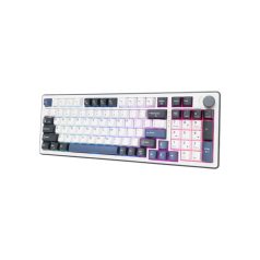   WHITE SHARK GK-007251-W/R-US EXCALIBUR-W/R-US vezeték nélküli mechanikus billentyűzet, angol, fehér