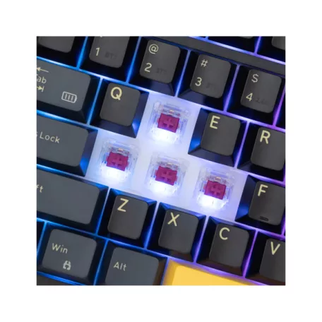 WHITE SHARK GK-007151-B/R-US EXCALIBUR-B/R-US vezeték nélküli mechanikus billentyűzet, angol, fekete