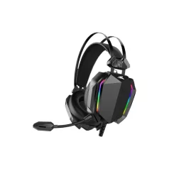   BARACUDA BGH-041B SEAGUL-B vezetékes gamer fejhallgató mikrofonnal, fekete