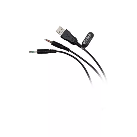 BARACUDA BGH-041B SEAGUL-B vezetékes gamer fejhallgató mikrofonnal, fekete