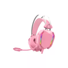   BARACUDA BGH-041P SEAGUL-P gamer fejhallgató mikrofonnal, pink