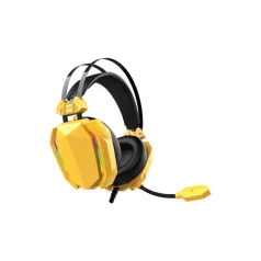   BARACUDA BGH-041Y SEAGUL-Y gamer fejhallgató mikrofonnal, sárga