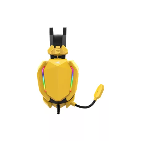 BARACUDA BGH-041Y SEAGUL-Y gamer fejhallgató mikrofonnal, sárga