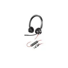   HP POLY fejhallgató Blackwire 3320 sztereó USB-C+USB-C/USB-A adapter Microsoft Teams-tanúsítvánnyal