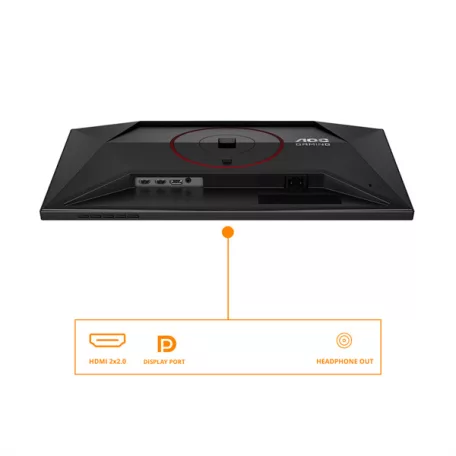 AOC IPS Gaming monitor 23,8" 24G4ZR 1920x1080, 16:9, 300cd/m2, 1ms, DisplayPort/2xHDMI, 260 Hz, áll.mag.,pivot