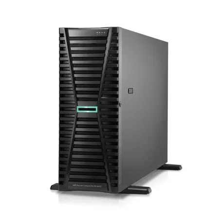 HPE torony szerver ProLiant ML350 Gen12, Xeon 16C 6515P 2.3GHz, 1x64GB, 2x480GB SSD 8xSFF, MR408i-o, 2x1000W