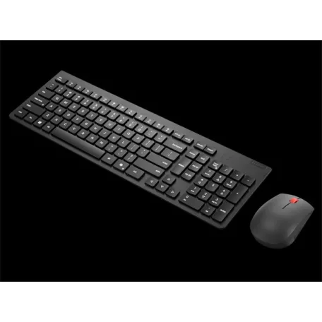 LENOVO Vezeték Nélküli Billentyűzet és egér - Essential Wireless Combo Keyboard & Mouse Gen2 Black - Magyar