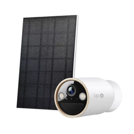 TP-LINK Wireless Kamera Cloud kültéri + Okos Solar Panel IP66 4K Dual-Band, TAPO C460 KIT