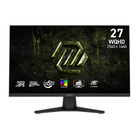 MSI Monitor GAMING MAG 274QF E20 RapidIPS 27" WQHD 2560x1440, 1000:1 CR, 250cd/m2, 1ms, 200Hz, DP, HDMI