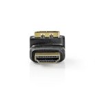 Nedis CVGB34902BK HDMI átalakító adapter, aranyozott, 270°-os szögben elforgatható, pipa