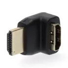 Nedis CVGB34902BK HDMI átalakító adapter, aranyozott, 270°-os szögben elforgatható, pipa