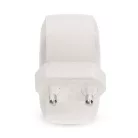 Nedis WGCHA45WWT töltő 45 W | GaN | PD3.0, Gyorstöltési funkció, 2,25 / 3,0 A, 2x USB-C, Automatikus feszültségválasztás