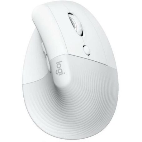 LOGITECH Egér - LIFT Vertical Ergonomic Bluetooth Optikai for MAC, Piszkosfehér
