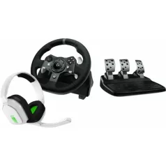   LOGITECH Játékvezérlő - G920 Driving Force Racing Kormány PS3/PS4/PS5/PC + Astro A10 Gaming headset, fehér