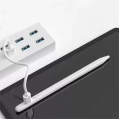   Tech-Protect Digital Magnetic Stylus Pen aktív toll rajzhoz, jegyzethez - Apple iPad-hez - fehér