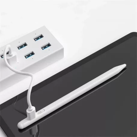 Tech-Protect Digital Magnetic Stylus Pen aktív toll rajzhoz, jegyzethez - Apple iPad-hez - fehér