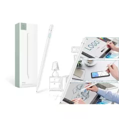   Tech-Protect Active Stylus Pen aktív toll rajzoláshoz,jegyzeteléshez, Android/iOS/Windows 10 - fehér