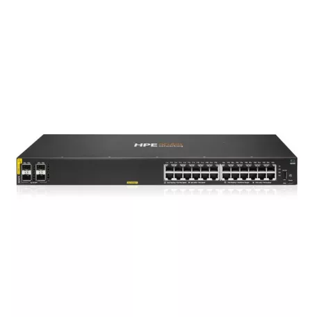 HPE Aruba Networking CX 6000 24p 10M/100M/1G Class4 PoE 4p SFP 1G 370W Switch