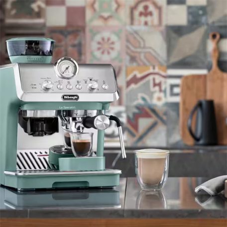 DELONGHI EC9155.GR La Specialista Arte kávéfőző, 8 őrlési fokozat, tartály: 1,7 l, Zöld