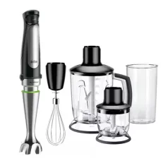   BRAUN MQ7045X MultiQuick 7 botmixer tartozékokkal, 850W, Fekete/Ezüst
