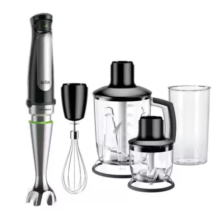 BRAUN MQ7045X MultiQuick 7 botmixer tartozékokkal, 850W, Fekete/Ezüst