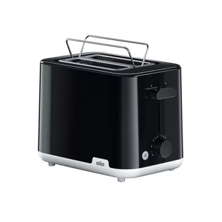 BRAUN HT1010BK Breakfast 1 2 szeletes kenyérpirító, 8 fokozat, kiolvasztó funkció, 900W, Fekete