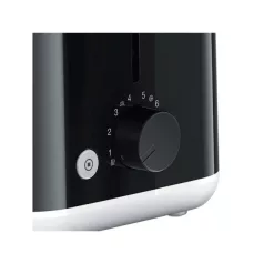   BRAUN HT1010BK Breakfast 1 2 szeletes kenyérpirító, 8 fokozat, kiolvasztó funkció, 900W, Fekete
