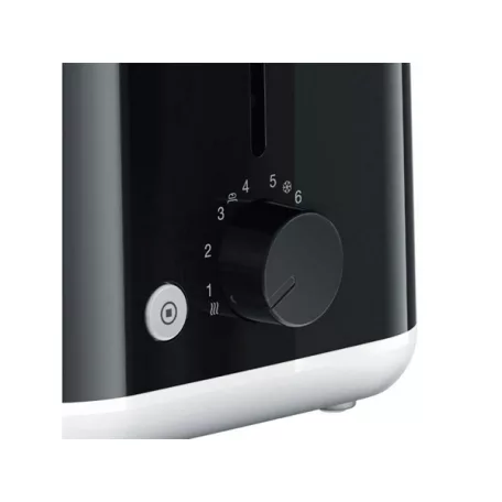 BRAUN HT1010BK Breakfast 1 2 szeletes kenyérpirító, 8 fokozat, kiolvasztó funkció, 900W, Fekete