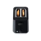 BRAUN HT1010BK Breakfast 1 2 szeletes kenyérpirító, 8 fokozat, kiolvasztó funkció, 900W, Fekete